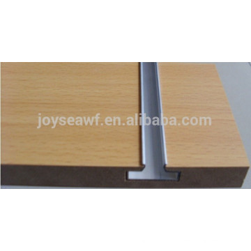 Ranhura slatwall mdf / ranhura ranhura placa mdf